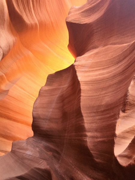 点击大图看下一张：美国羚羊峡谷自然风景图片