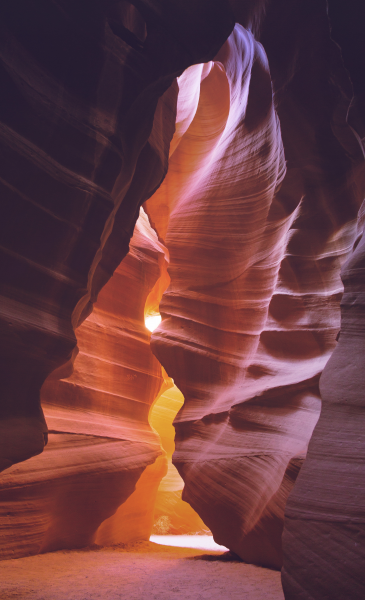 点击大图看下一张：美国羚羊峡谷自然风景图片