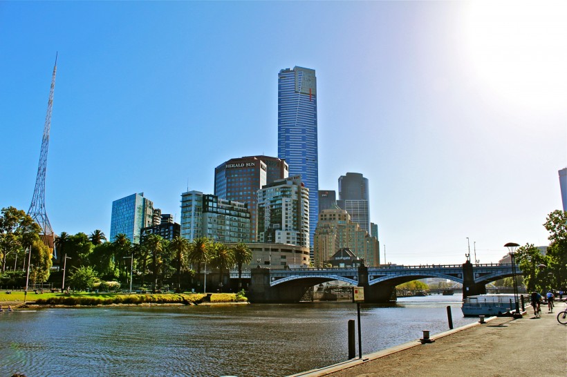 点击大图看下一张：澳大利亚墨尔本建筑风景图片