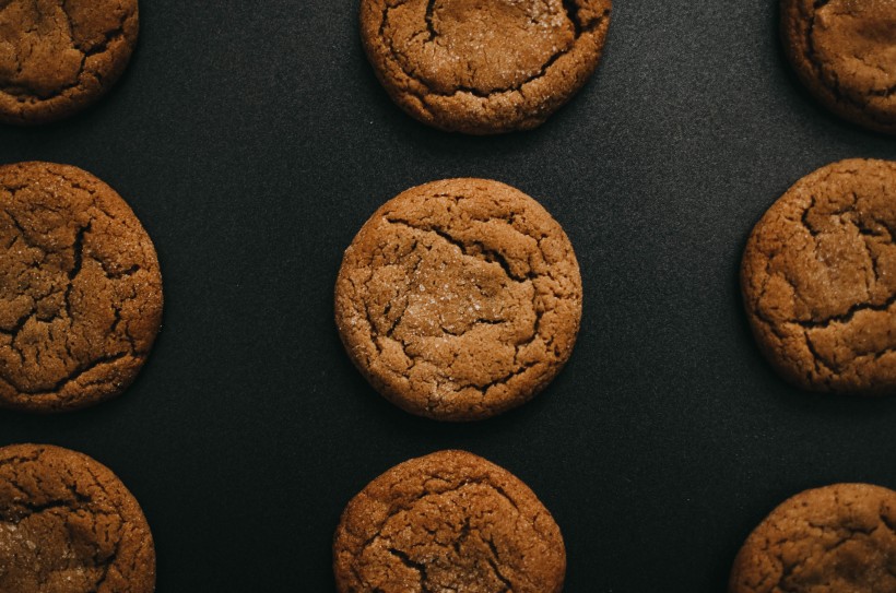 点击大图看下一张：口感香甜酥脆的曲奇饼干图片