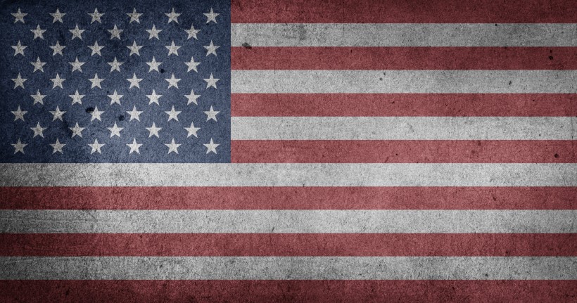 点击大图看下一张：美国星条旗国旗图片
