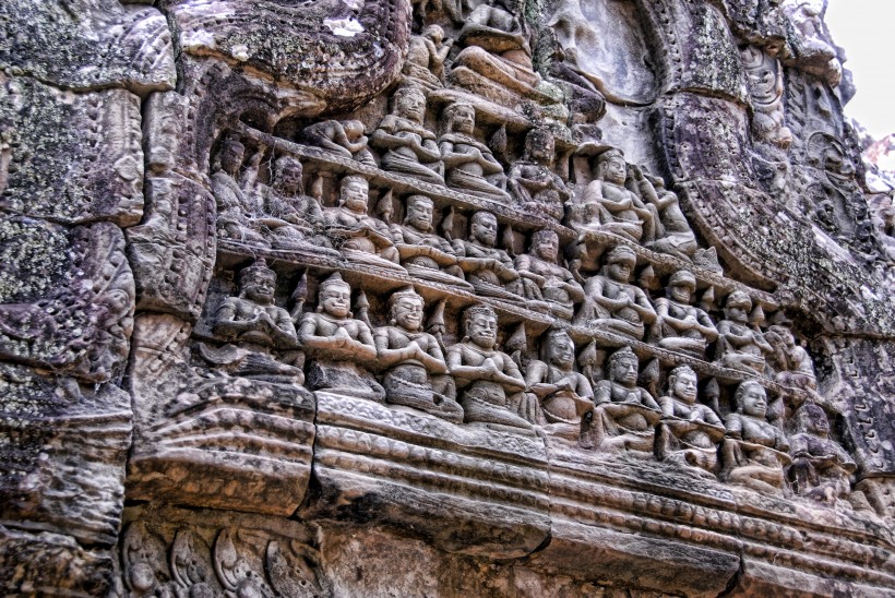 点击大图看下一张：柬埔寨吴哥窟建筑风景图片
