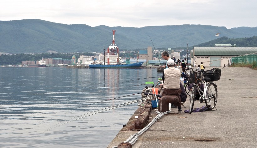 点击大图看下一张：日本北海道小樽运河风景图片