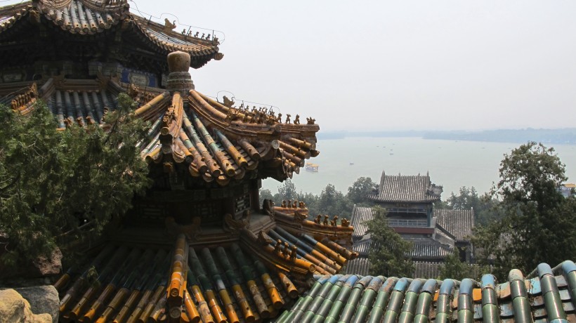 点击大图看下一张：北京颐和园建筑风景图片
