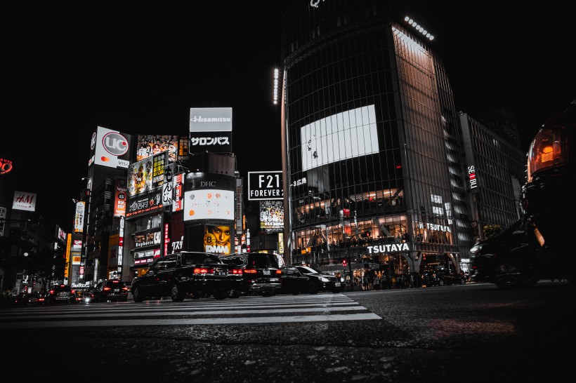 点击大图看下一张：东京城市夜景图片
