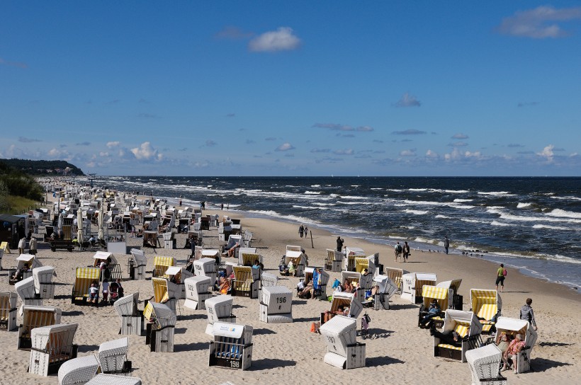 点击大图看下一张：波罗的海乌泽多姆风景图片