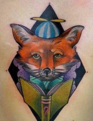 520纹身推荐一张个性狐狸纹身图片