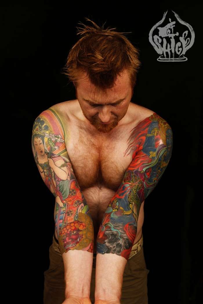 点击大图看下一张：男士帅气的手臂纹身图案图3