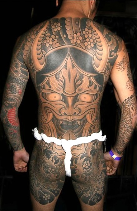 点击大图看下一张：那些受人喜爱的怪物般若纹身图5