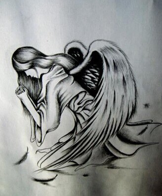 点击大图看下一张：童话故事里的天使纹身图3