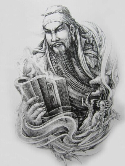 点击大图看下一张:经典大气值得收藏的关公手稿图7