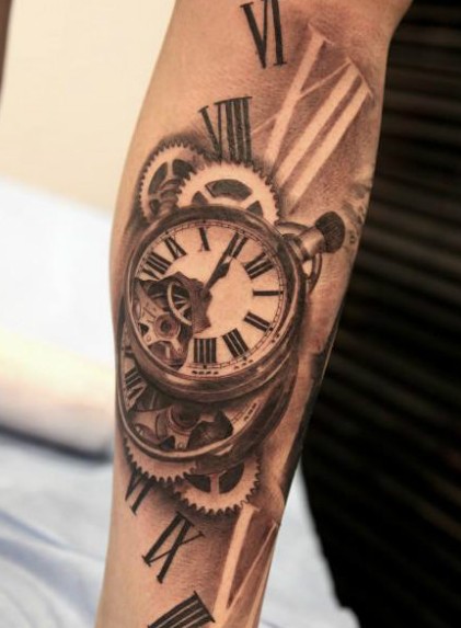 点击大图看下一张:超酷的手表刺青图3