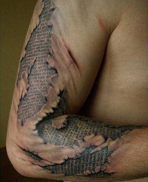 点击大图看下一张:逼真的3d视觉纹身图6