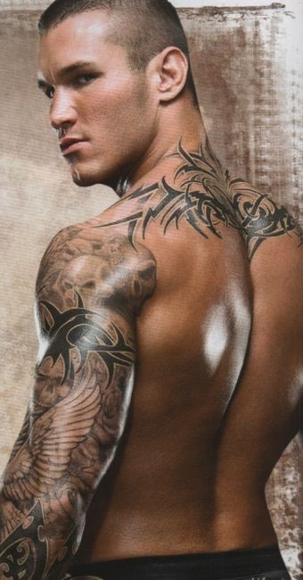 点击大图看下一张：一组霸气时尚的男士手臂纹身图案图7