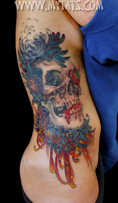 点击大图看下一张：纹身艺术家露西男性手臂纹身佳作图2