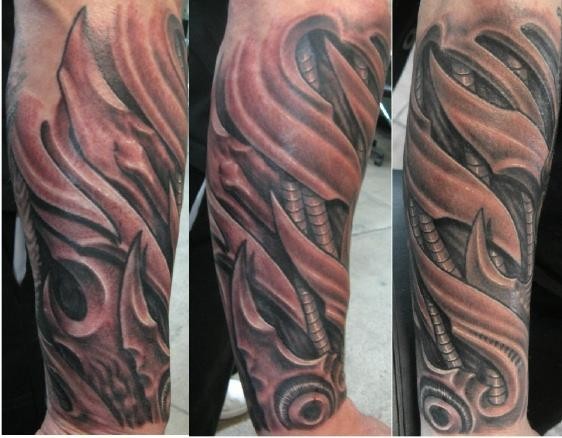 点击大图看下一张：JOSH DUFFY手臂作品图19