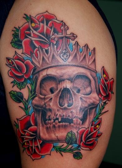 点击大图看下一张:JOSH DUFFY手臂纹身作品图10