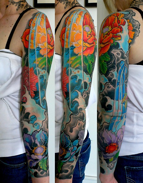 点击大图看下一张：kore-传统作品手臂纹身图5