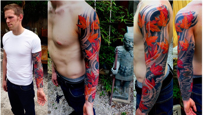 点击大图看下一张：kore-传统作品手臂纹身图9