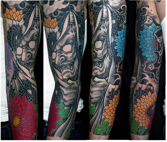 点击大图看下一张：kore-传统作品手臂纹身图8