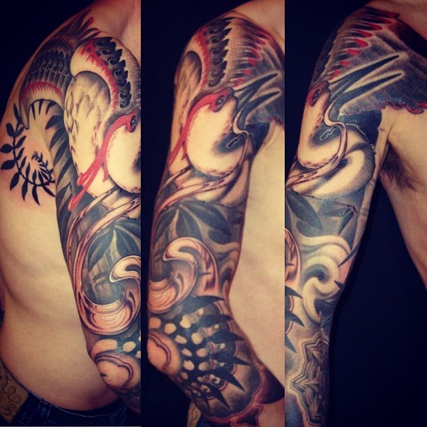 点击大图看下一张：瑞士 Rob Kass 的花臂纹身作品图2