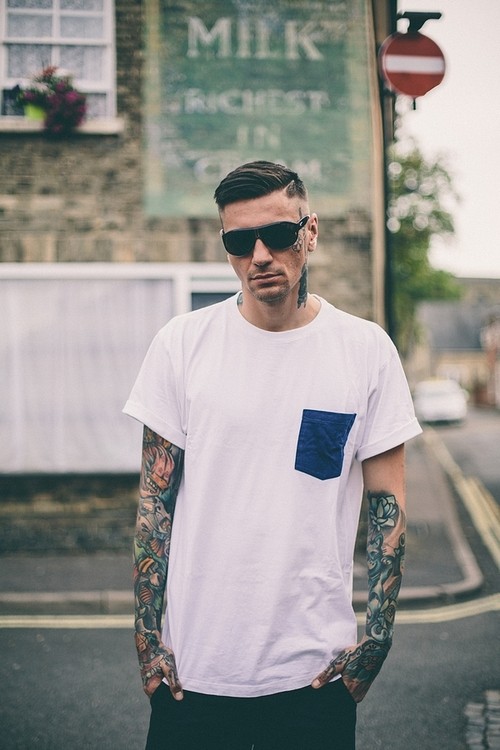 点击大图看下一张：欧美男人的花臂刺青图7