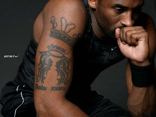点击大图看下一张：NBA球星个性纹身图4
