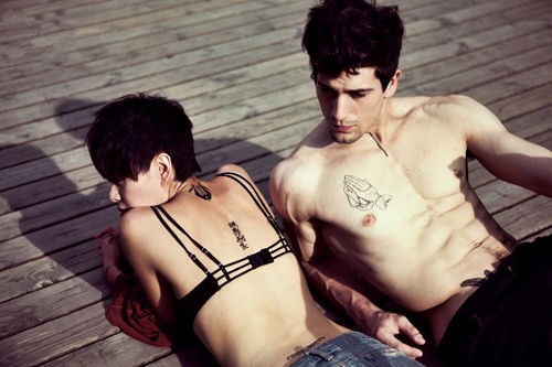 点击大图看下一张：山盟海誓形影不离情侣纹身图9