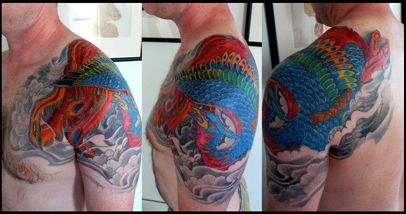 点击大图看下一张:kore-传统作品半甲纹身图6