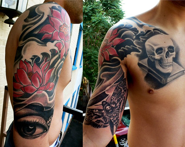 点击大图看下一张：kore-传统作品半甲纹身图7