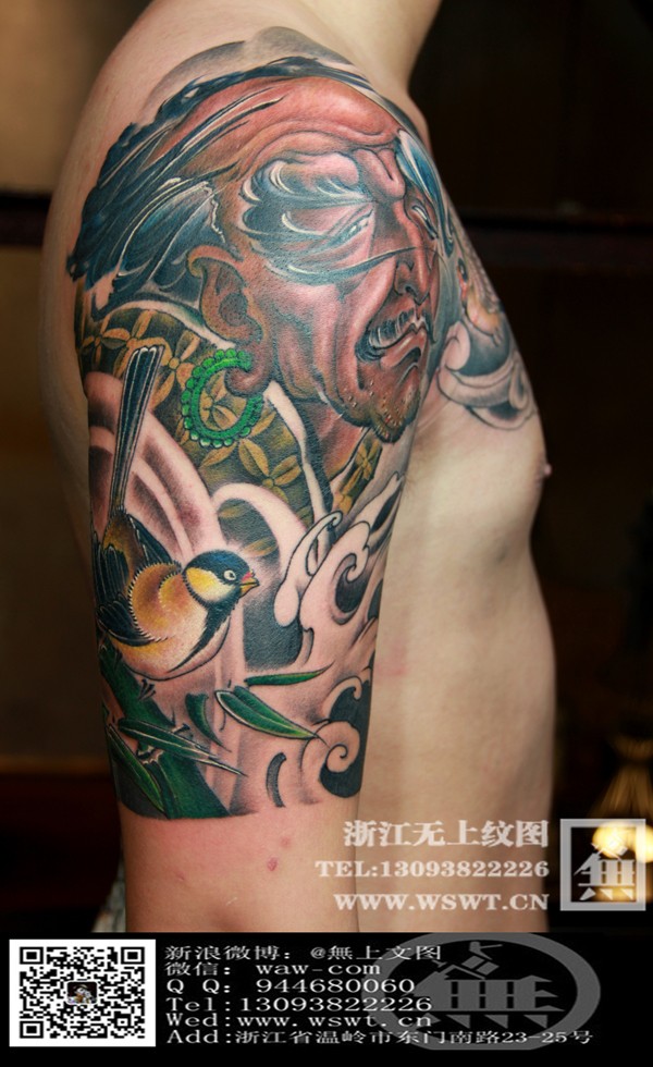 点击大图看下一张：水墨风格，个性半胛/全胛（2）图39