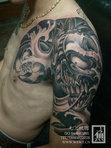 点击大图看下一张:是不是适合你,自己看吧半甲/全甲纹身图15