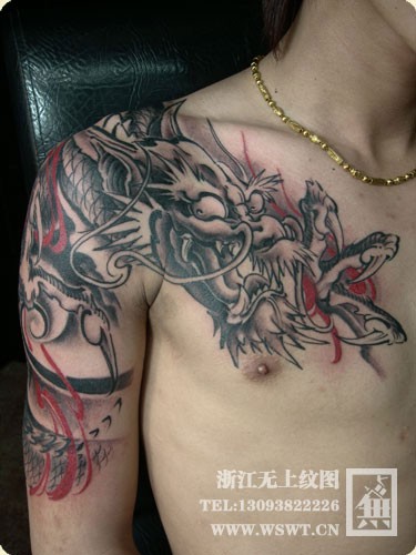 点击大图看下一张：是不是适合你，自己看吧半甲/全甲纹身图14