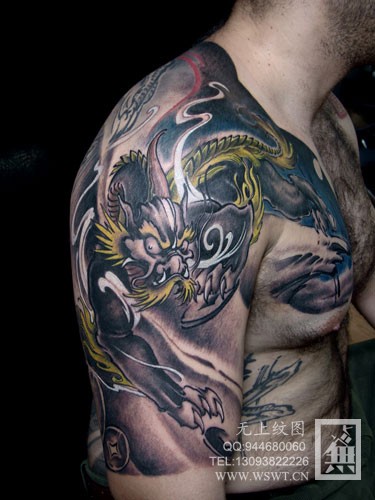 点击大图看下一张：是不是适合你，自己看吧半甲/全甲纹身图18