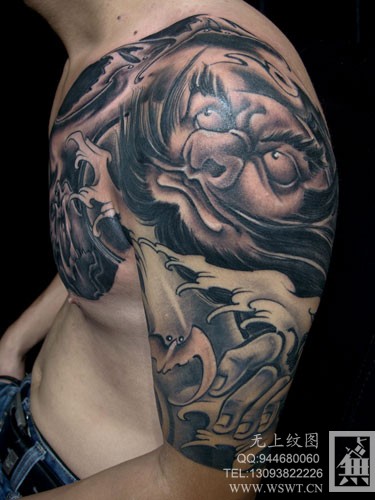 点击大图看下一张：是不是适合你，自己看吧半甲/全甲纹身图25