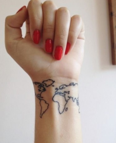 点击大图看下一张：清新唯美的手腕小图腾图11