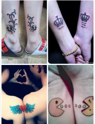 一组情侣纹身图片由纹身520图库分享