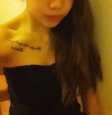 点击大图看下一张：非主流少女身上的纹身魅力图10