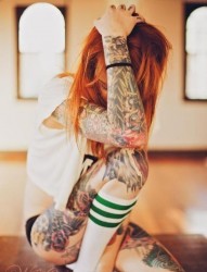 tatto girl的性感纹身