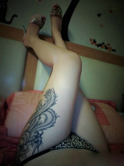 点击大图看下一张:大胸美女VivianLin林靜文的纹身写真图12
