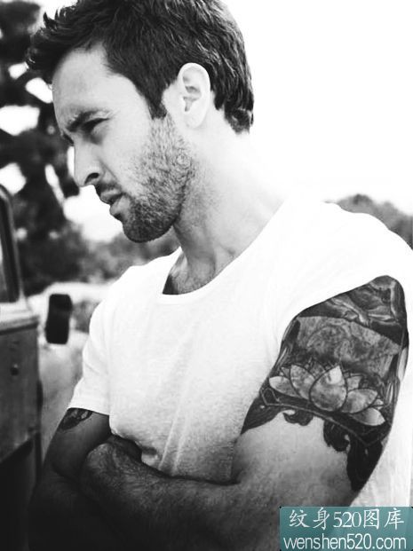 点击大图看下一张:一组欧美男性的纹身风格图2