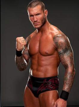 点击大图看下一张：最年轻的WWE世界重量级冠军：兰迪奥顿的纹身
