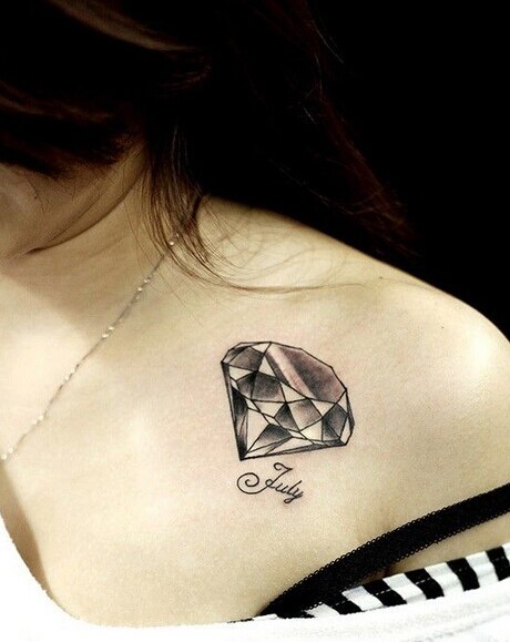 点击大图看下一张：把钻石“戴”在皮肤上