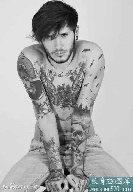 点击大图看下一张:8张好看的适合男性的纹身图集欣赏图6