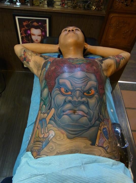 点击大图看下一张：台湾东方刺青●吴德清●作品图5