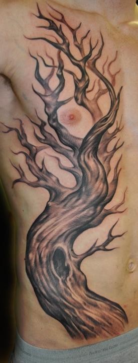 点击大图看下一张:JOSH DUFFY腿部纹身作品图9