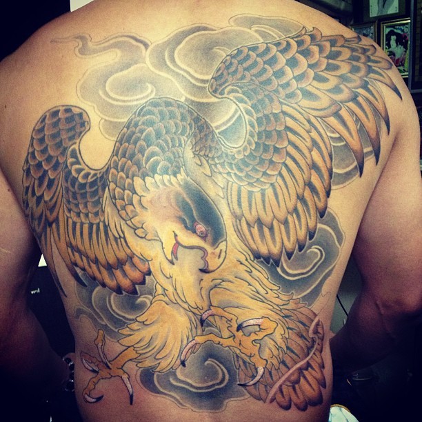 点击大图看下一张:日本 宫藏刺青 (MIYAZO TATTOO)满背纹身作品图6