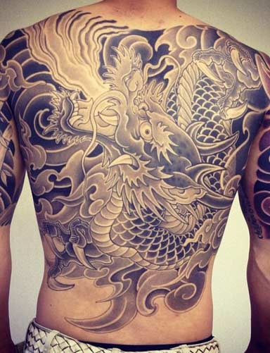 点击大图看下一张：日本 宫藏刺青 （MIYAZO TATTOO）满背纹身作品图7