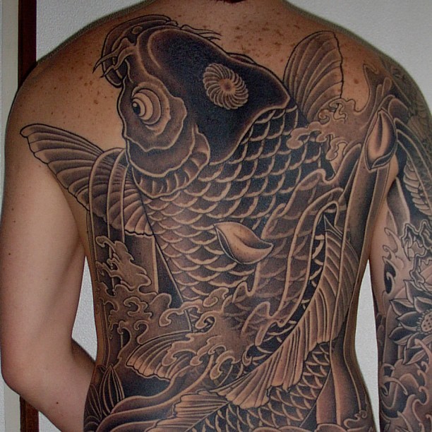 点击大图看下一张：日本 宫藏刺青 （MIYAZO TATTOO）满背纹身作品图9
