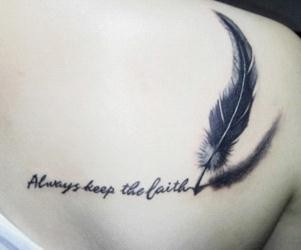 点击大图看下一张：时尚人士得选择——羽毛纹身图4